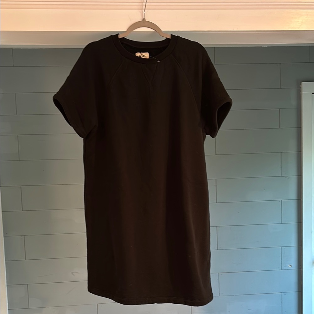 Madewell Make weekends Longer MD305 MWL Airyterry Sweatshirt Tee Dress